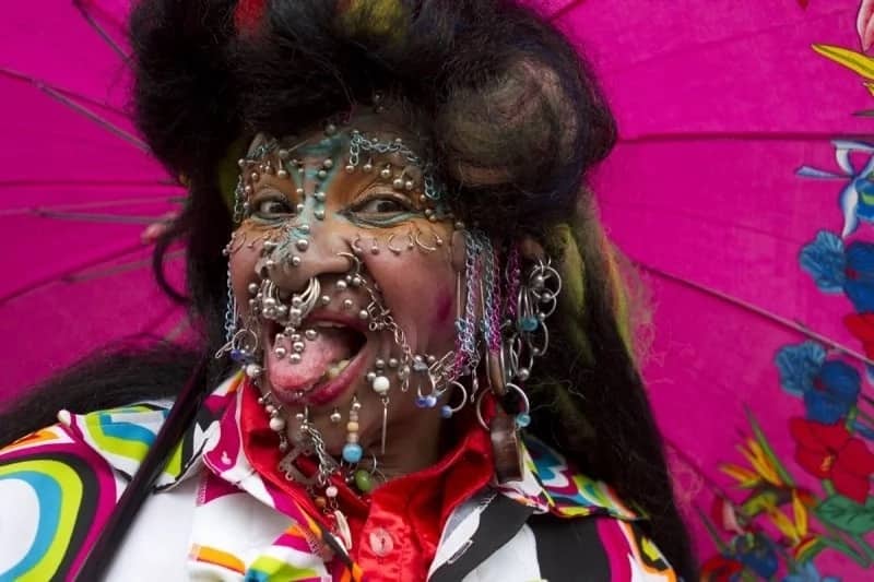 piercing woman piercing woman