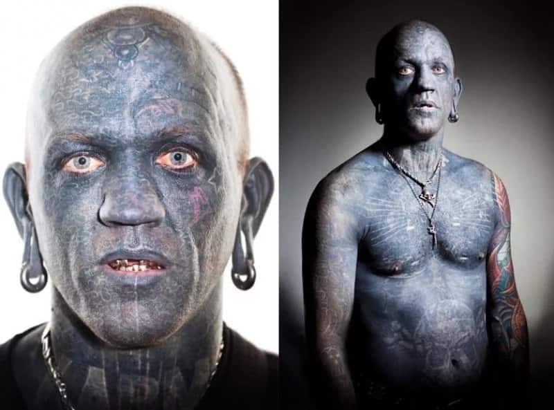 man covered with tattoos man covered with tattoos